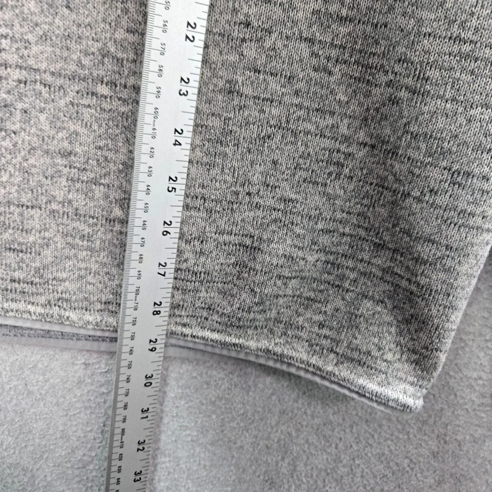 Under Armour‎ Men Sweatshirt Large Gray Heather Henley Mock Neck Pocket